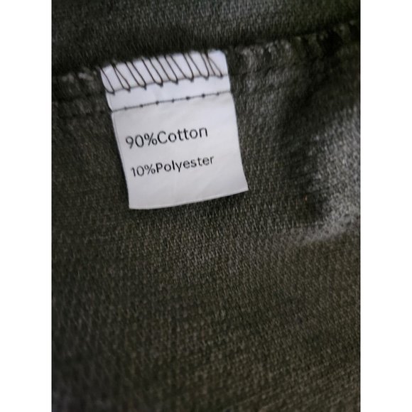 ARMY GREEN Cordoroy Winter Jacket w/Tribal Print Sz S - Picture 7 of 8